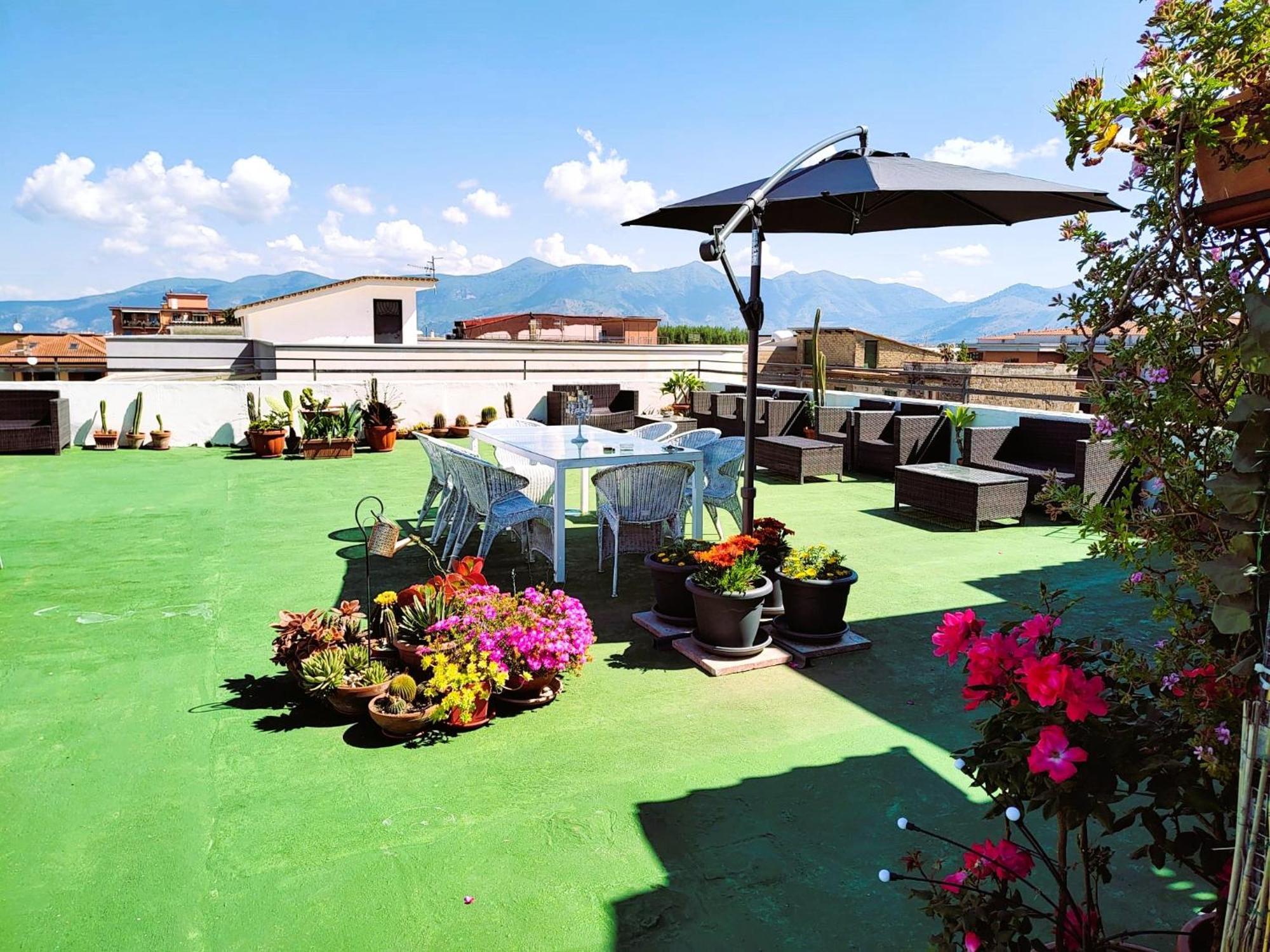 Palazzo Di Donna Panoramic Terraces And Private Parking Strategic To Amalfi Coast, Pompei, Napoli Villa Sant'Egidio del Monte Albino Exterior foto