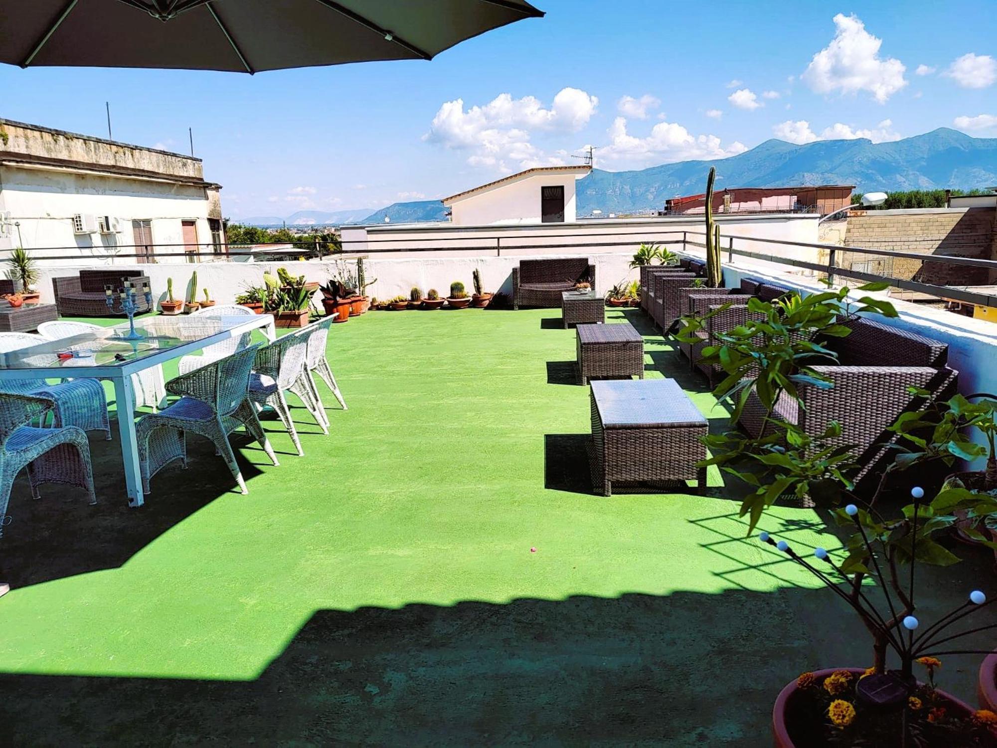Palazzo Di Donna Panoramic Terraces And Private Parking Strategic To Amalfi Coast, Pompei, Napoli Villa Sant'Egidio del Monte Albino Exterior foto