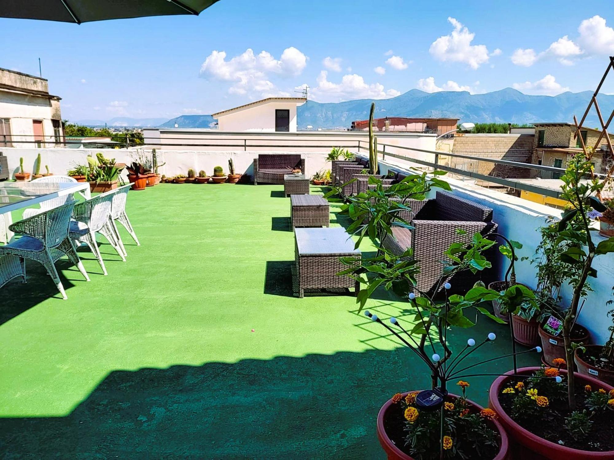 Palazzo Di Donna Panoramic Terraces And Private Parking Strategic To Amalfi Coast, Pompei, Napoli Villa Sant'Egidio del Monte Albino Exterior foto