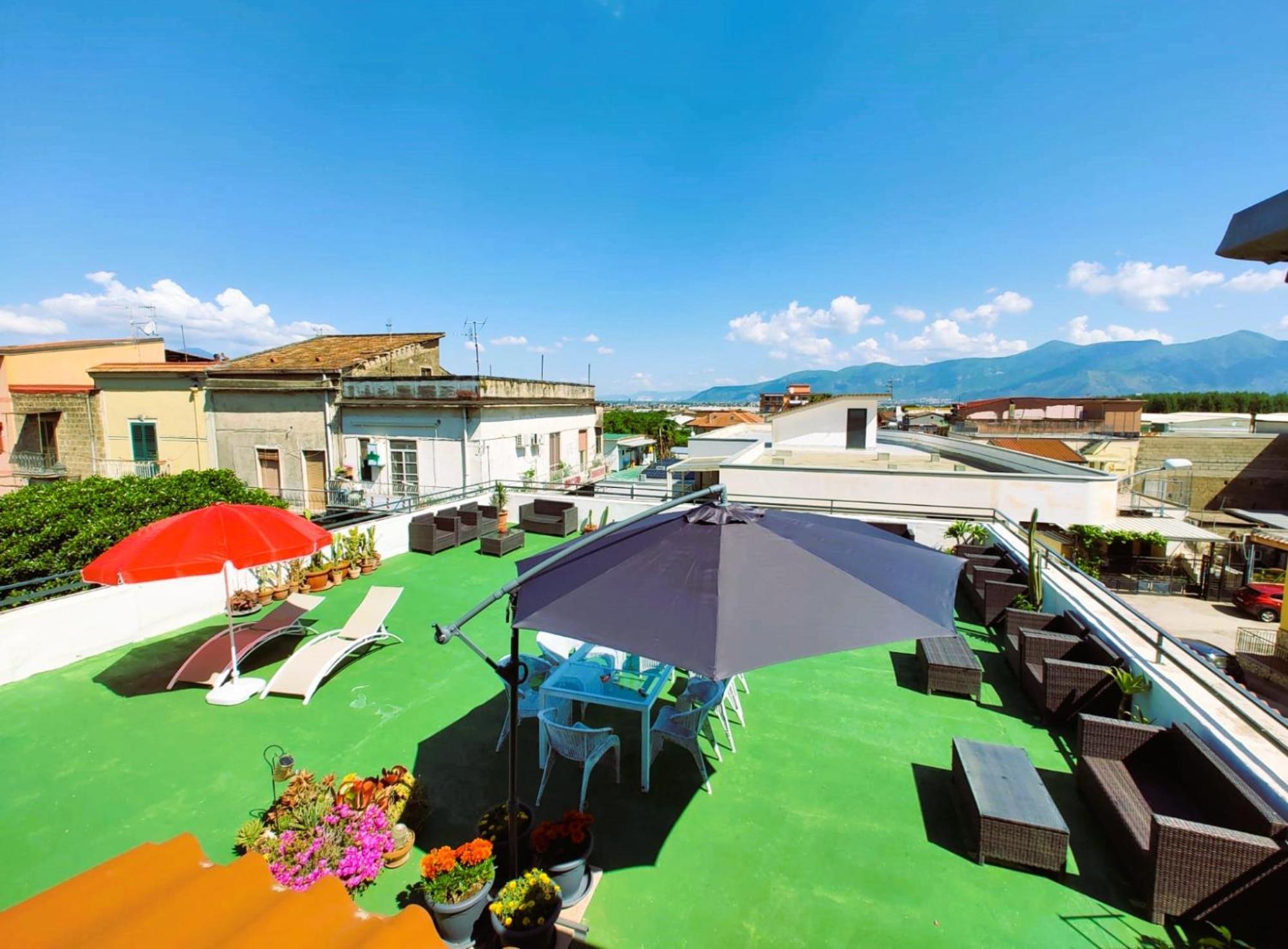 Palazzo Di Donna Panoramic Terraces And Private Parking Strategic To Amalfi Coast, Pompei, Napoli Villa Sant'Egidio del Monte Albino Exterior foto